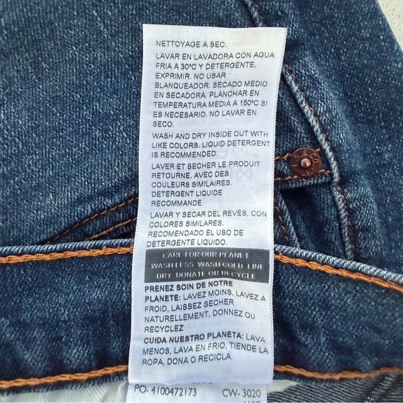 Denizen for LEVI’S 285 Relaxed Fit Straight Leg Stretch Blue Jeans ~ Men’s 42/30 - Picture 9 of 9